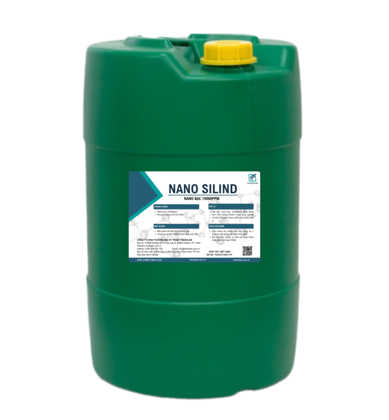 Nano bạc nguyên liệu NANO SILIND - Dùng trong sản xuất ngành thú y, chăn nuôi thủy sản, nông nghiệp